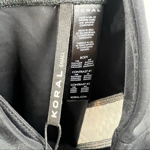 KORAL Dynamic Duo High Rise Energy Legging in Black & White, Size Small, NWT! - Picture 5 of 6